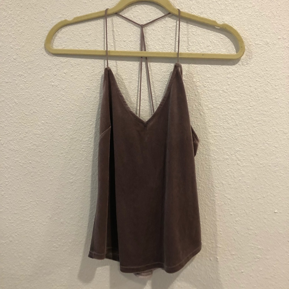 Sunset + Spring Velvet Blouse NWOT